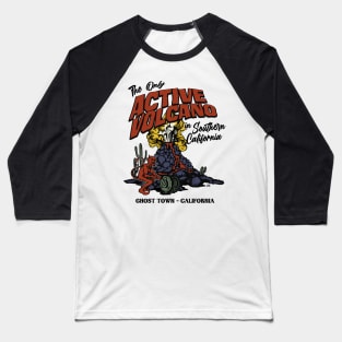 Devil Volcano Baseball T-Shirt